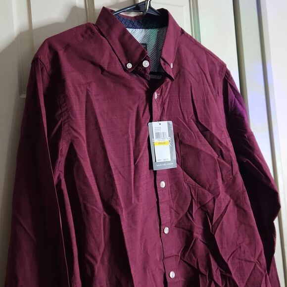 š„Brand New!š„ VanĀ HeusenāMen's Button-up Shirt - SIZEāM - Picture 6 of 9